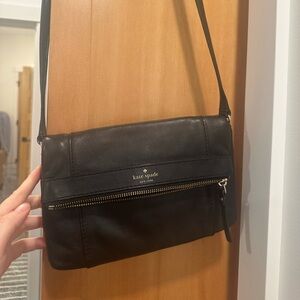 Kate Spade Black Leather Crossbody Bag